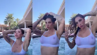 Jamie Lynn Rinaldi Nude See Through Wet T-Shirt OnlyFans Video Leaked