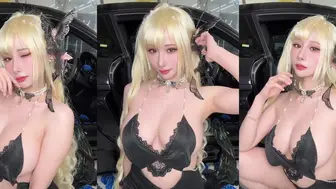 Haneame Nude Car Side Strip OnlyFans Video Leaked