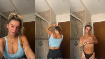 Kaitlyn Krems Nude Soapy Shower PPV OnlyFans Video Leaked