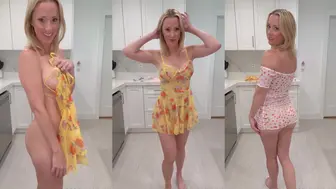 Vicky Stark Girl Nextdoor Dress Try-On PPV OnlyFans Video Leaked