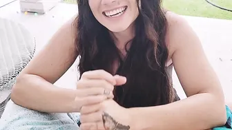 Chloe Lamb Nude Poolside Handjob OnlyFans Video Leaked