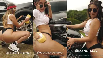 Kathrin3 Orgy Car Cleaning OnlyFans Video Leaked