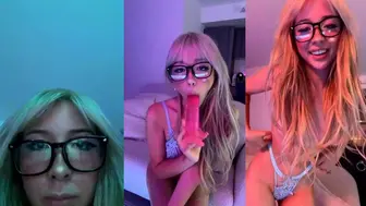 Waifumiia Live Stream Gifted Panties Giant Dildo Session