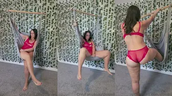 Thinjen Nudes Red Lingerie PPV OnlyFans Video Leaked