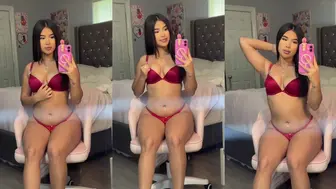 Anahi Cabrales Weluvanahi Red Lingerie Video Leaked