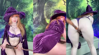 Amouranth Broomstick Riding Witch OnlyFans Video Leaked
