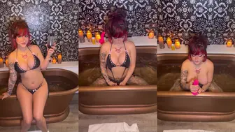 Laurennhunt2 Bathtub Dildo PLay OnlyFans Video Leaked