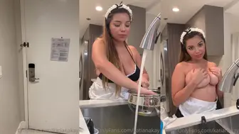 Katiana Kay Cosplay Maid RP OnlyFans Video Leaked