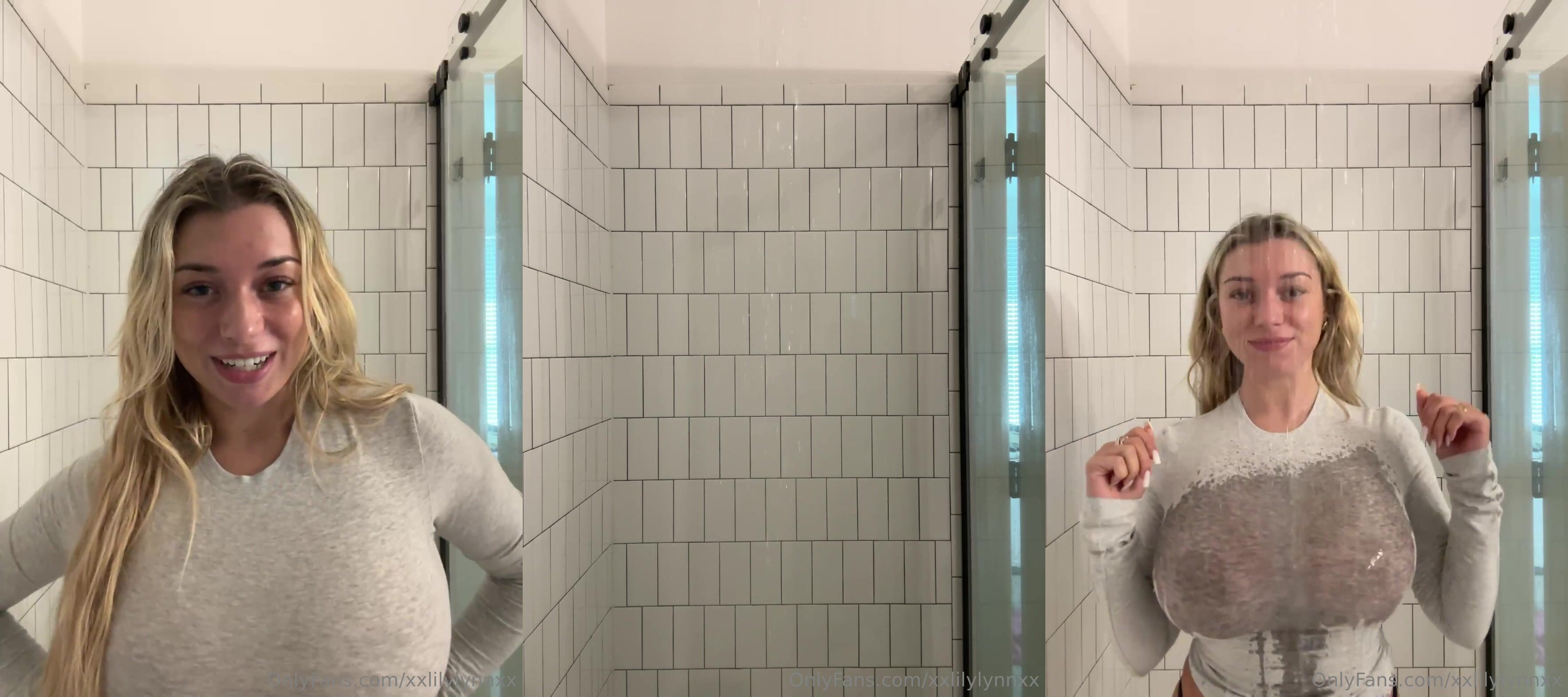 Xxlilylynnxx Nude See Thru Wet T Shirt Video Leaked