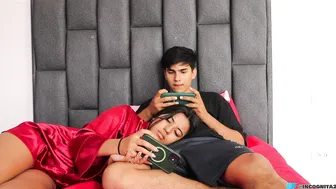 I Invite My Stepcousin to Play and She Ends up Playing with My Cock