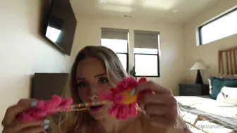 Caroline Zalog Custom Micro Bikini Haul Video Leaked