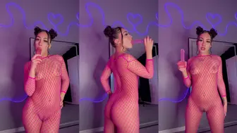 Jailynn Alyssa Solis Nudes Pink Fishnet Video Leaked