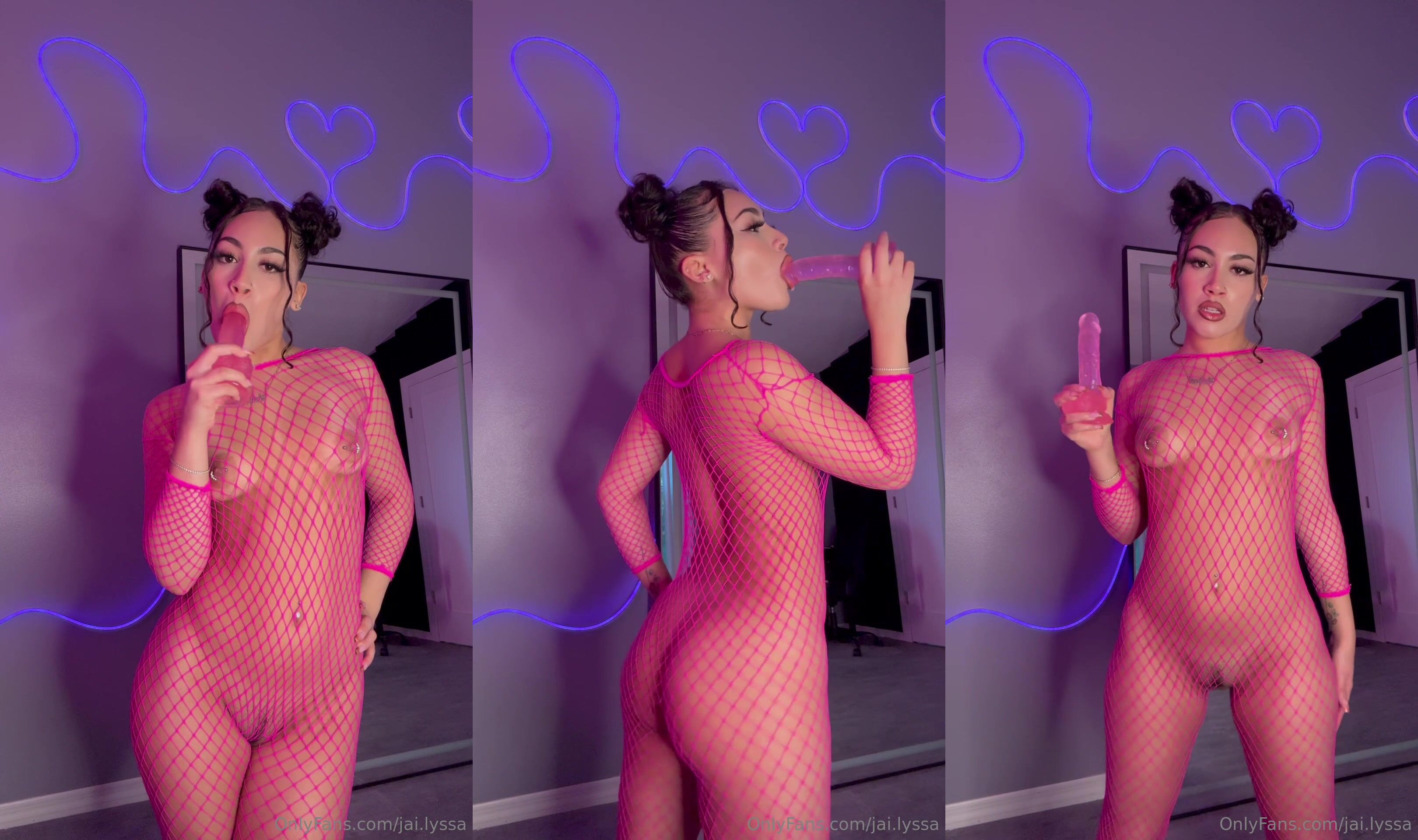 Jailynn Alyssa Solis Nudes Pink Fishnet Video Leaked