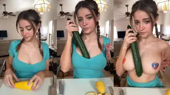 Maddie Mochi Boobs Pasties Cucumber Fuck Video Leaked