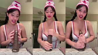 Strawberrytabby Nude Nurse BBC Dildo JOI Video Leaked