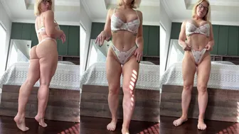 Realpeachyofficial White Lingerie Strip OnlyFans Video Leaked