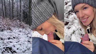 Sophie Cara Lauren Outdoor Blowjob OnlyFans Video Leaked