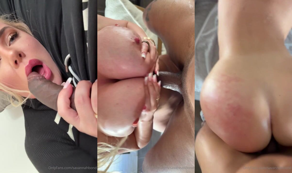 Savannah Bond POV BBC Titfuck & Sextape Video Leaked