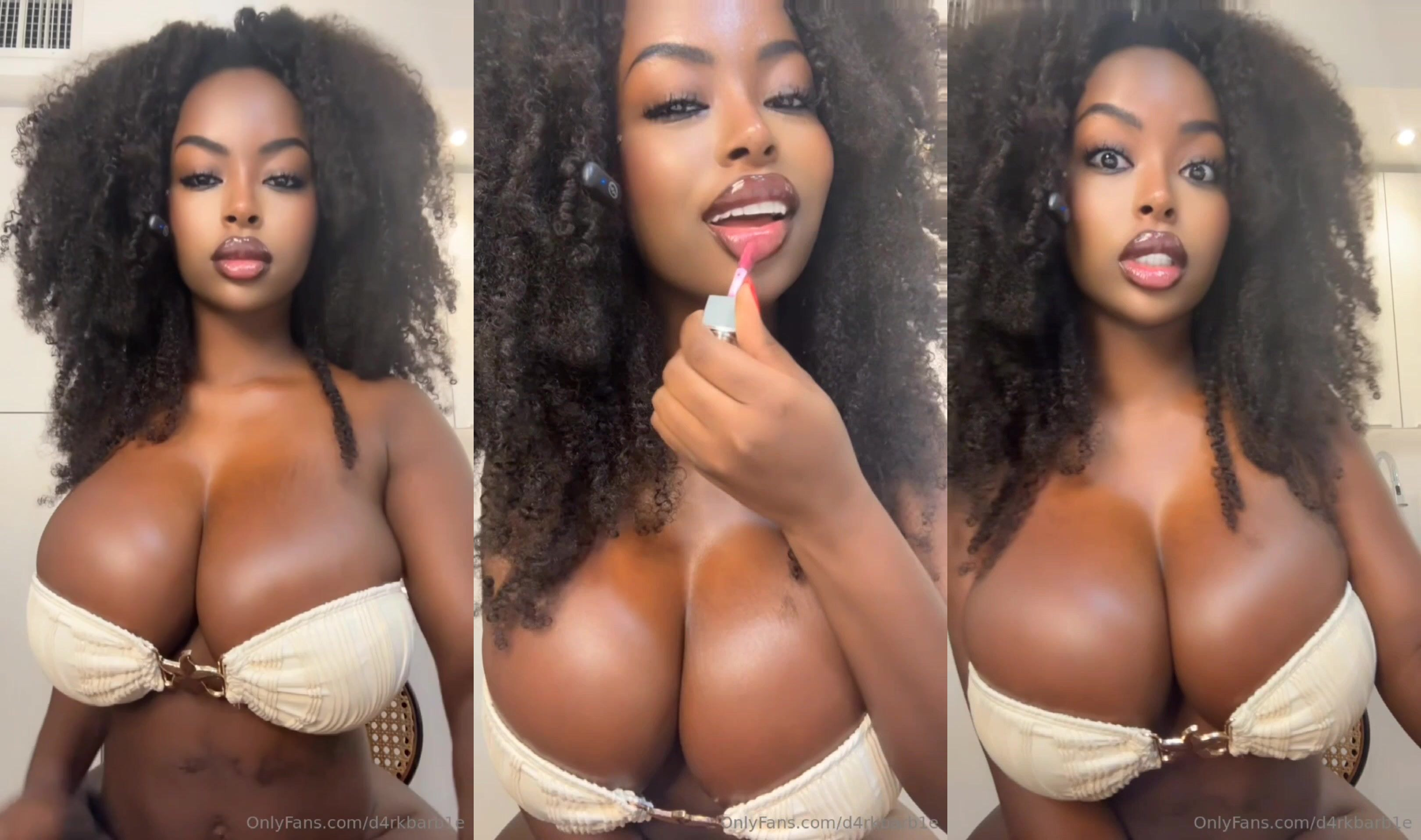 Bimbonique Aka Adiza Sankofa Sexy Ebony With Big Boobs