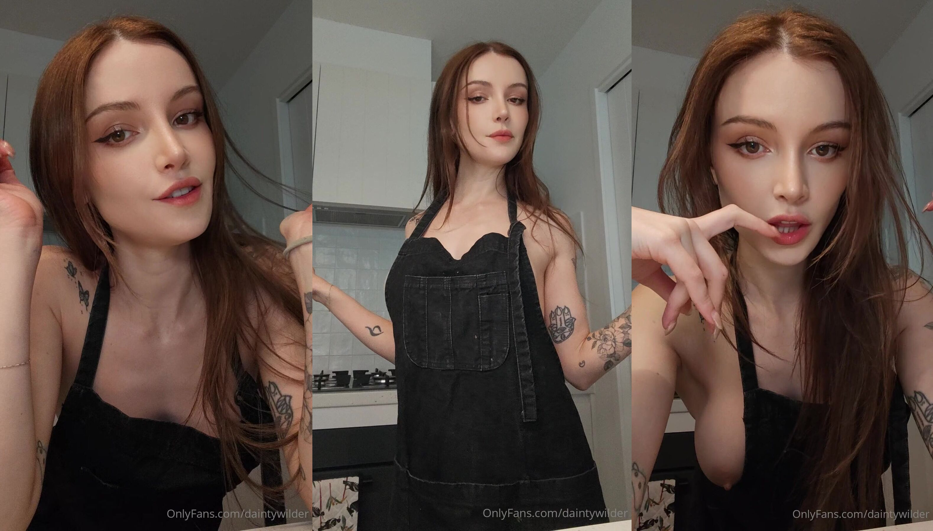 Dainty Wilder Nude Kitchen Strip OnlyFans Video Leaked