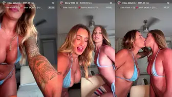 Eliza Wild Nip Slip GG Kissing Live Video Leaked