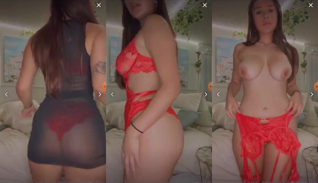 SophieRaiin Nude Sexy Orange Bikini OnlyFans Video Leaked