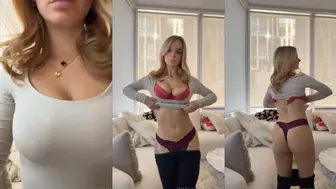 Kaitlyn Krems Nude Solo Strip Tease OnlyFans Video Leaked