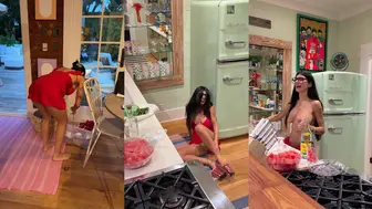 Mia Khalifa Sexy Show In Red Dress Onlyfans Video Leaked