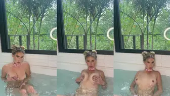 Elena Kamperi Topless in The Bathtub OnlyFans Video Leaked