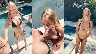 Littlepolishangel Poolside Creampie Porn Video Leaked