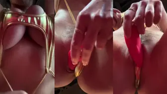 Matildem Gold Bikini Pussy Play PPV Video Leaked