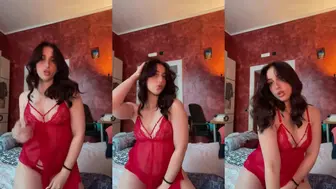 X_marama_X Lilith Red Lingerie PPV OnlyFans Video Leaked