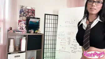 Violet Myers Nude Cums In Detention Video Leaked