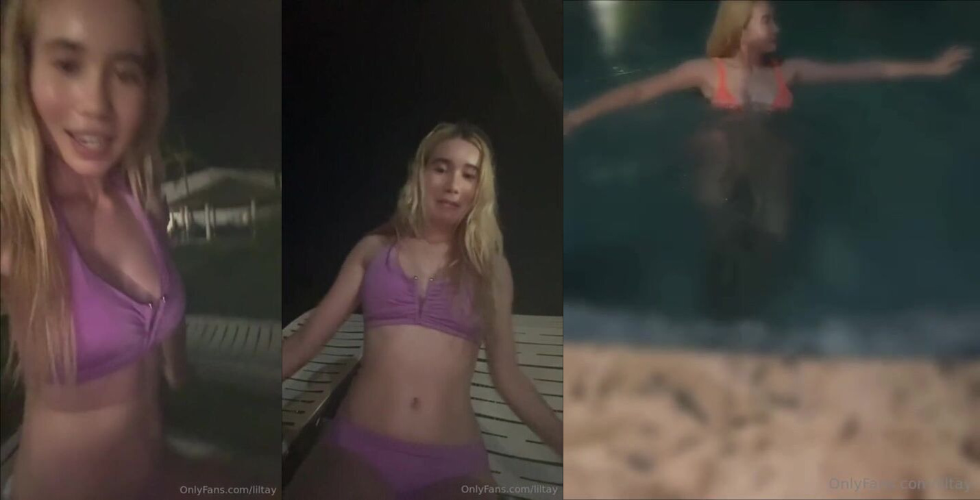 Lil Tay Teasing In The Pool Video Leaked