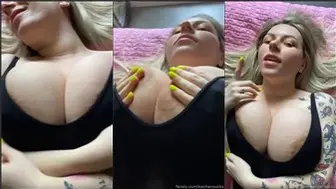 Anna Kochetova Fansly Boob Play Video Leaked