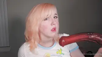 MissPrincessKay Onlyfans Dildo Deepthroat Video Leaked