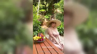Beth Lily Nude Strip Tease With Fruits In Jungle OF Video Leaked