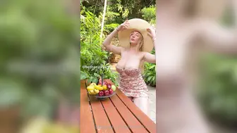 Beth Lily Nude Strip Tease With Fruits In Jungle OF Video Leaked