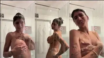 Mia Khalifa Onlyfans Bath Time Selfie Video Leaked