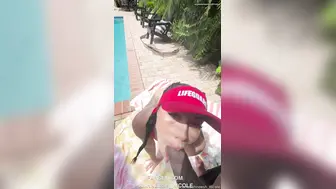 Auhneesh Nicole BBC Pool Side Fansly Fucktape Video Leaked