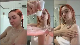Fesch6 Onlyfans Bath Tease Soapy Read Head Seduction Video Leaked