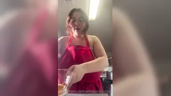 AllNaturalAurora Nude Buttplug Chef Dildo Masturbation Video Leaked