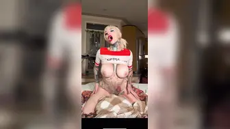 PinupPixie Onlyfans Dildo Ride Masturbating Harley Queen Video Leaked