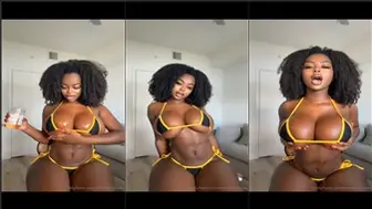 Bimbonique Aka Adiza Sankofa Onlyfans Bikini Seduction Video Leaked