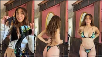 Natalie Roush Onlyfans Bikini Haul Tease Video Leaked