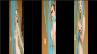 Grace Charis Nude Tease With Transparent Curtain Video Leaked