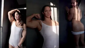 Vladislava Flexes Muscles In The Shower leaked Latest Onlyfans Exclusive Video