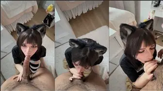 Kamkam Onlyfans Slave Kitty Blowjob On Knees POV Video Leaked