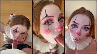 Ivory Fox Onlyfans Horny Clown Sucks On Knees Got A Facial Cumshot POV Video Leaked