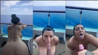 ThatGreenEyedGirl22 Onlyfans Naked CIM After Fucking On A Ship POV Video Leaked